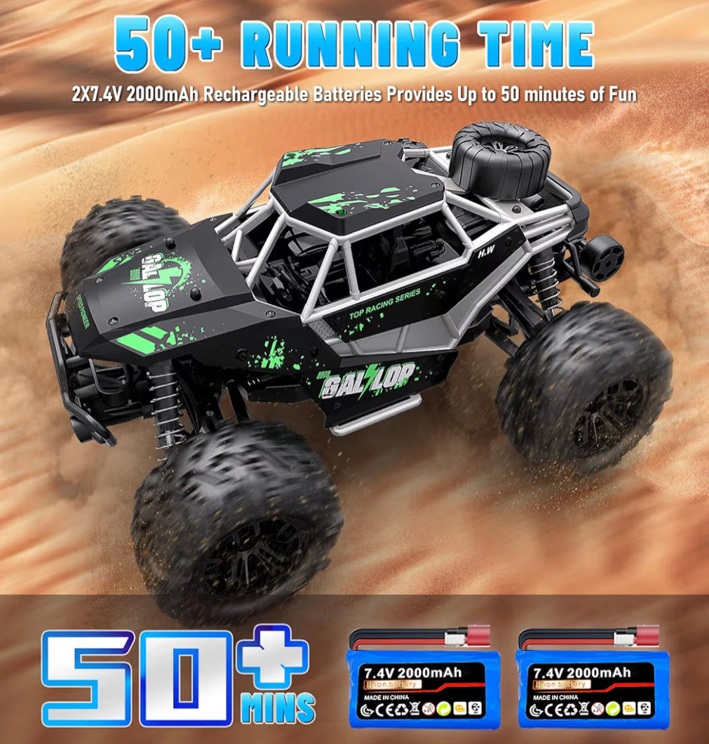 All-Terrain High-Speed RC Truck 1:16 Die-Cast Model image 3