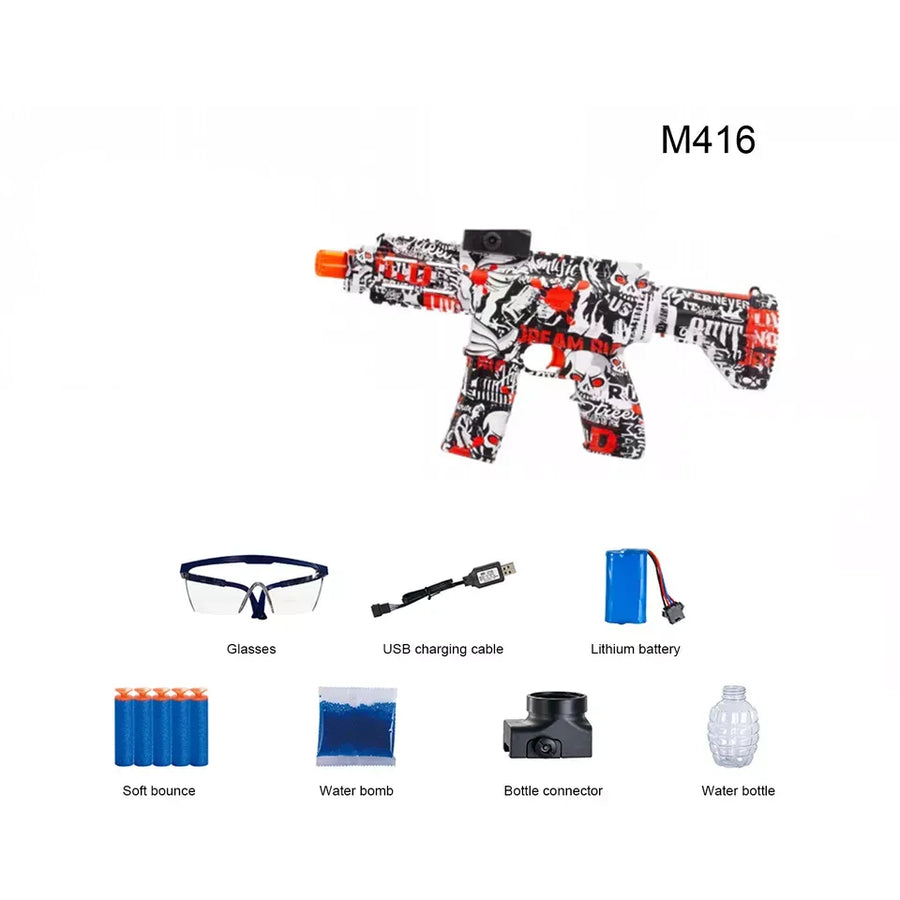 Mini Toy Rifle Automatic Electric Gel Ball Blaster Toy Set image 2