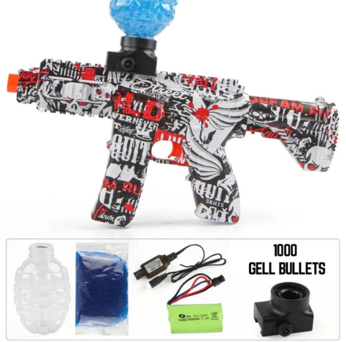 Mini Toy Rifle Automatic Electric Gel Ball Blaster Toy Set image 3