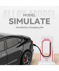 Tesla Model 3 with Trailer RV Model Set 1:24 Die-Cast Model image 5