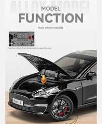 Tesla Model 3 with Trailer RV Model Set 1:24 Die-Cast Model image 7