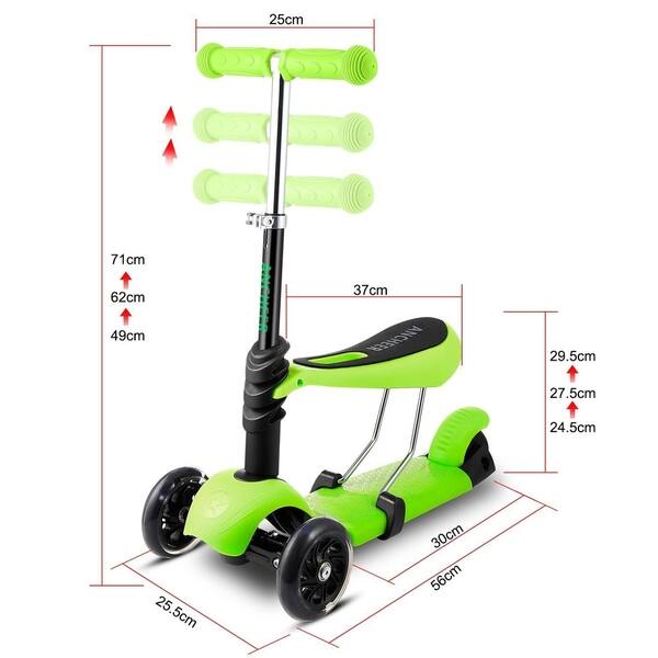 Foldable Adjustable Kids Scooter 1:24 Die-Cast Model image 5