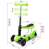 Foldable Adjustable Kids Scooter 1:24 Die-Cast Model image 5