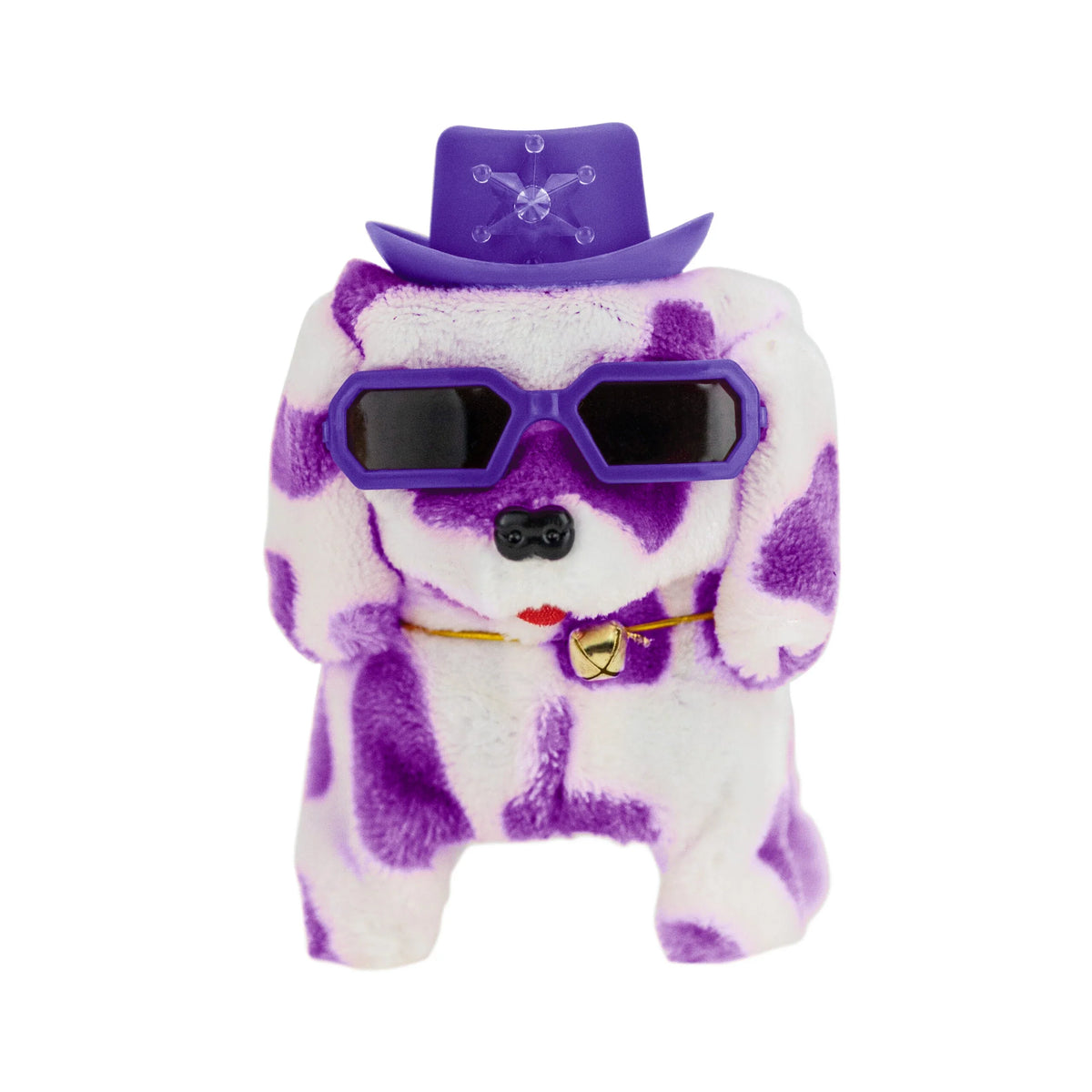 Electronic Animated Plush Toy – Choose Your Style - Purple Spotted Dog image 2