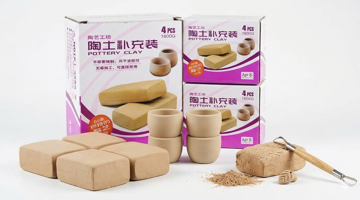 Air-Dry Pottery Clay Refill Pack product image 6