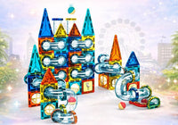 Colorful Magnetic Pipeline Building Block Set - 168 pcs product image 8