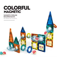 Colorful Magnetic Pipeline Building Block Set - 42 pcs product image 5