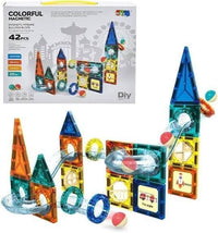 Colorful Magnetic Pipeline Building Block Set - 42 pcs product image 2