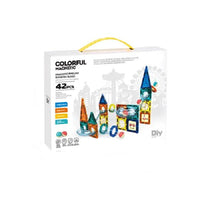 Colorful Magnetic Pipeline Building Block Set - 42 pcs product image 1