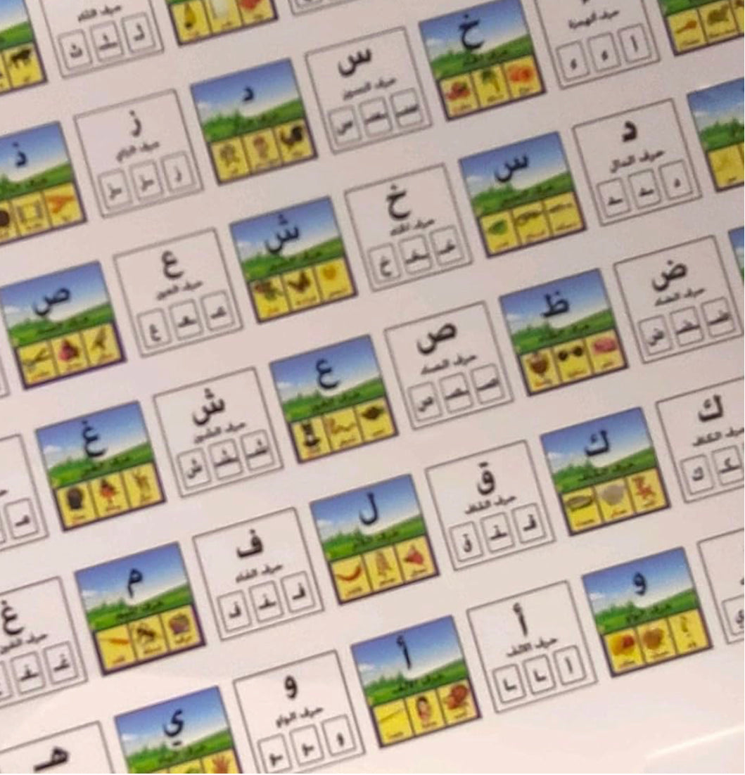 Arabic Classroom Learning Letter/Word Cards product image 4