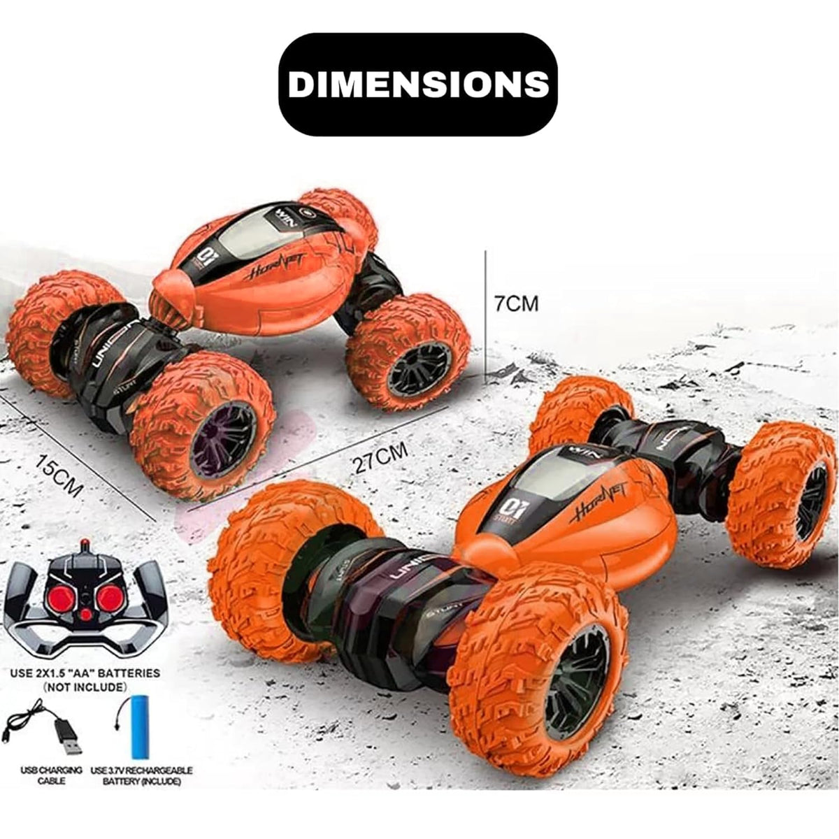 Deform stunt RC rock crawler toy image 2