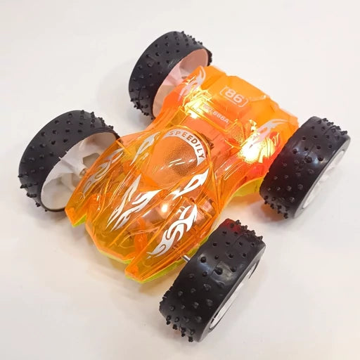 Pocket size 360 rotating RC stunt car toy image 2