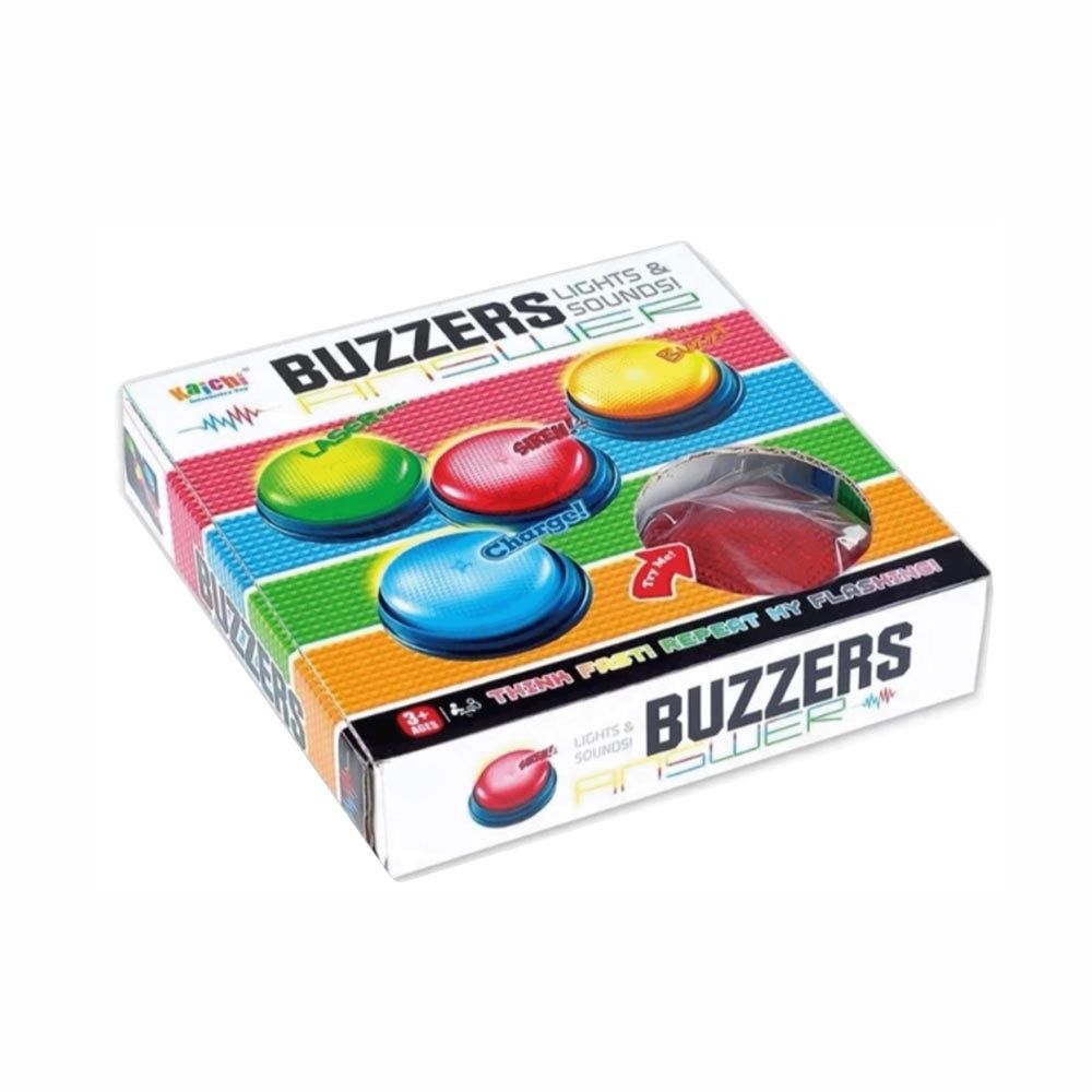 Lights & Sounds Answer Buzzers 4-Piece product image 2