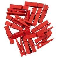Colorful wooden clothespins for crafts image 7