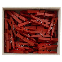 Colorful wooden clothespins for crafts image 8