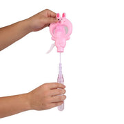 Handheld cartoon rabbit bubble fan toy image 3