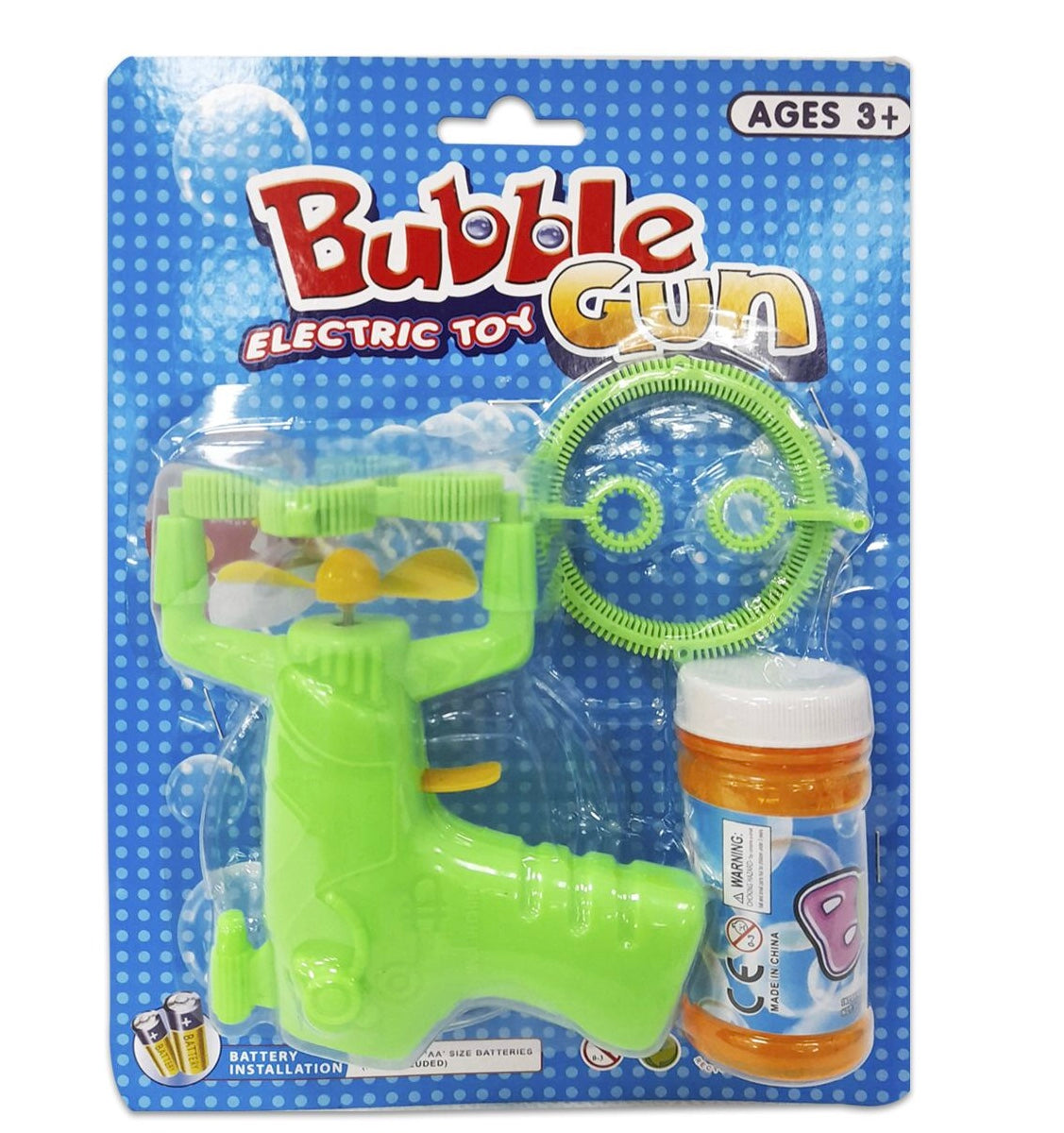 Electric plastic bubble gun blaster toy image 3