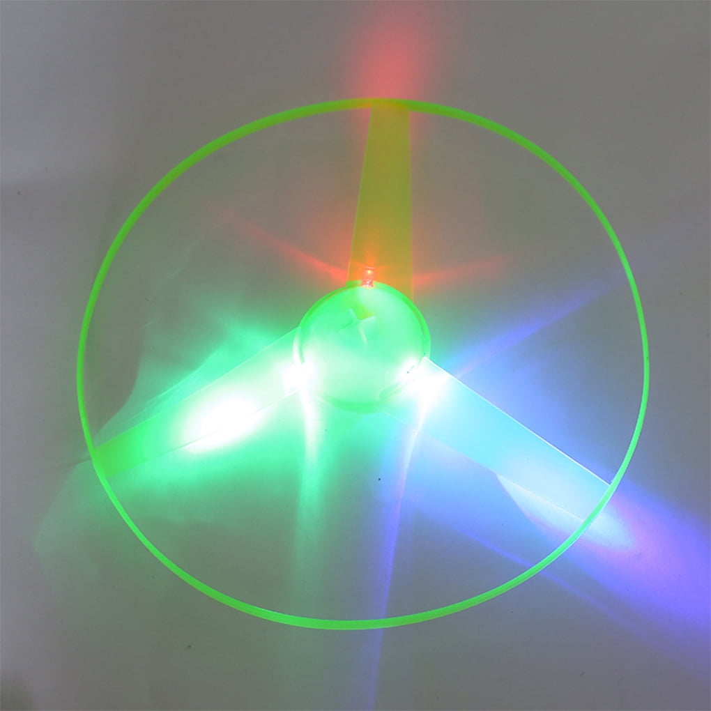 Luminous pull string flying saucer toy image 3