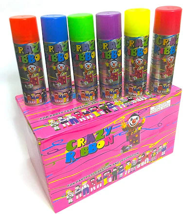 Crazy ribbon spray canister party accessory image 2