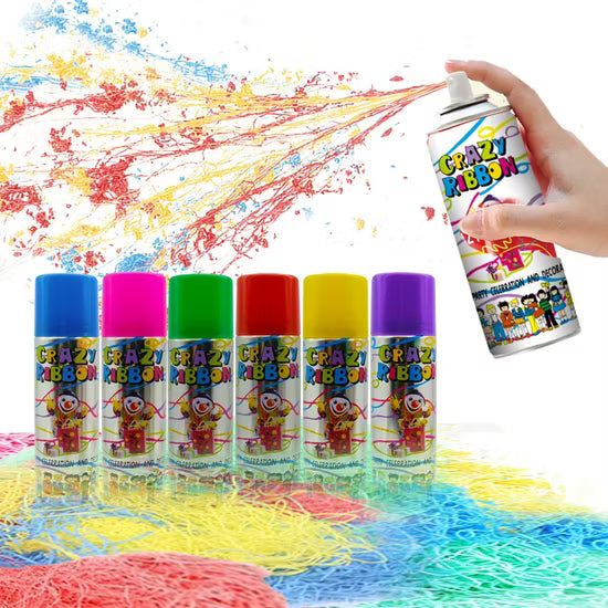 Crazy ribbon spray canister party accessory image 4