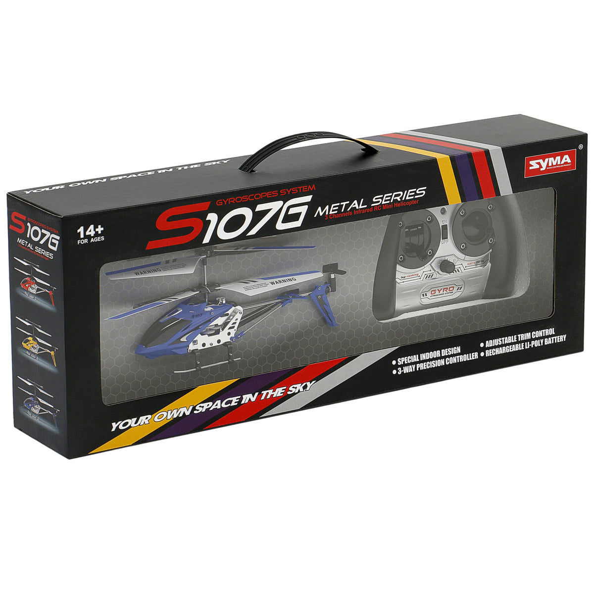 S107G 3 channel RC helicopter toy image 2
