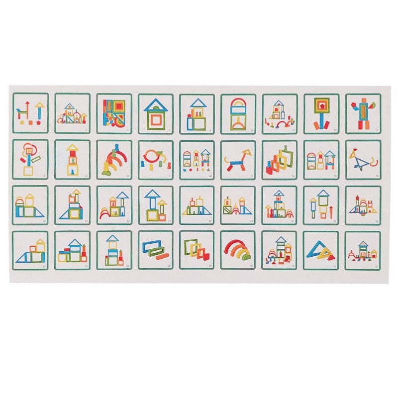 Rainbow Blocks Puzzle Montessori Set product image 2