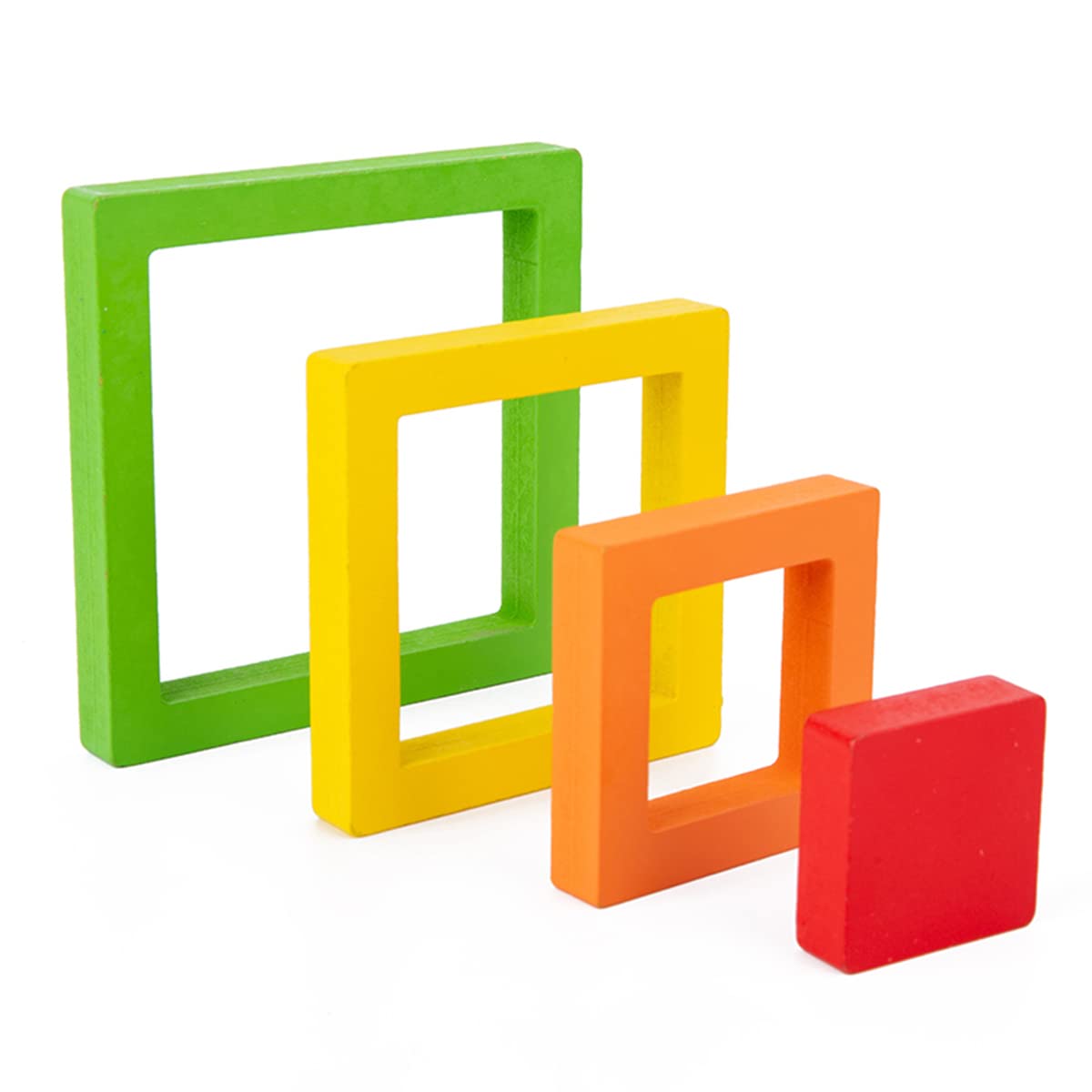 Rainbow Blocks Puzzle Montessori Set product image 7