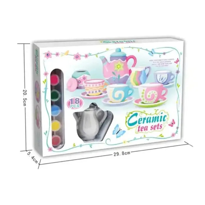 Ceramic Tea Set Painting Kit 18-Piece product image 7