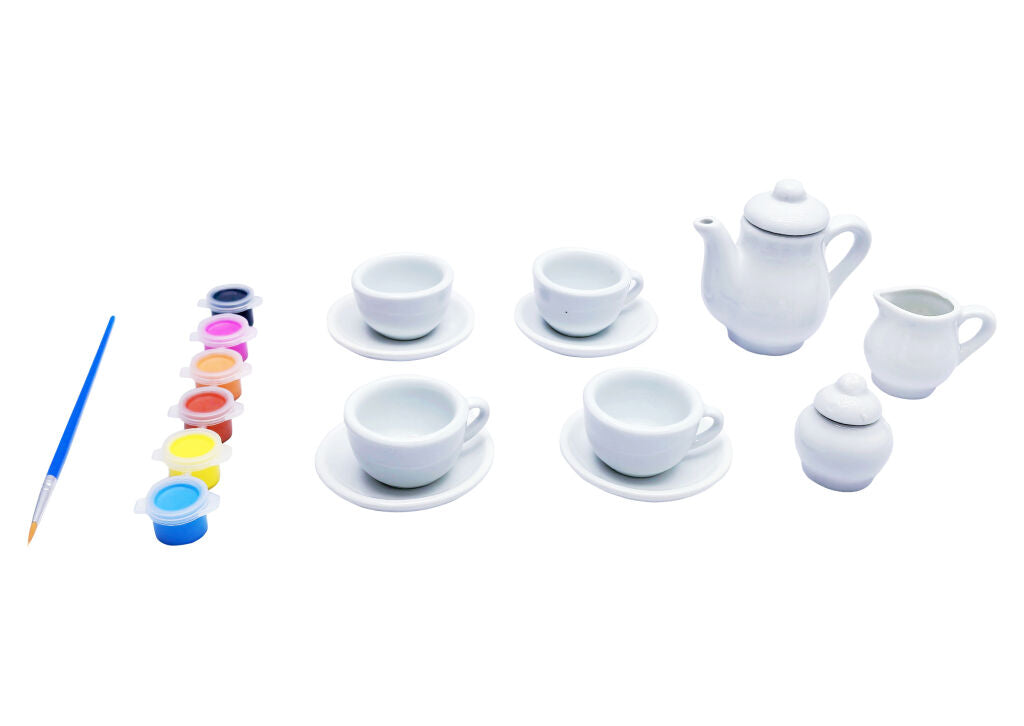 Ceramic Tea Set Painting Kit 18-Piece product image 5