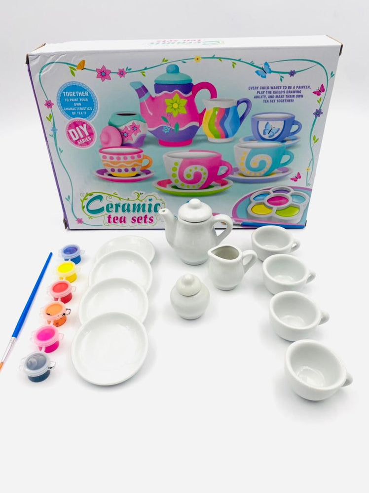 Ceramic Tea Set Painting Kit 18-Piece product image 6