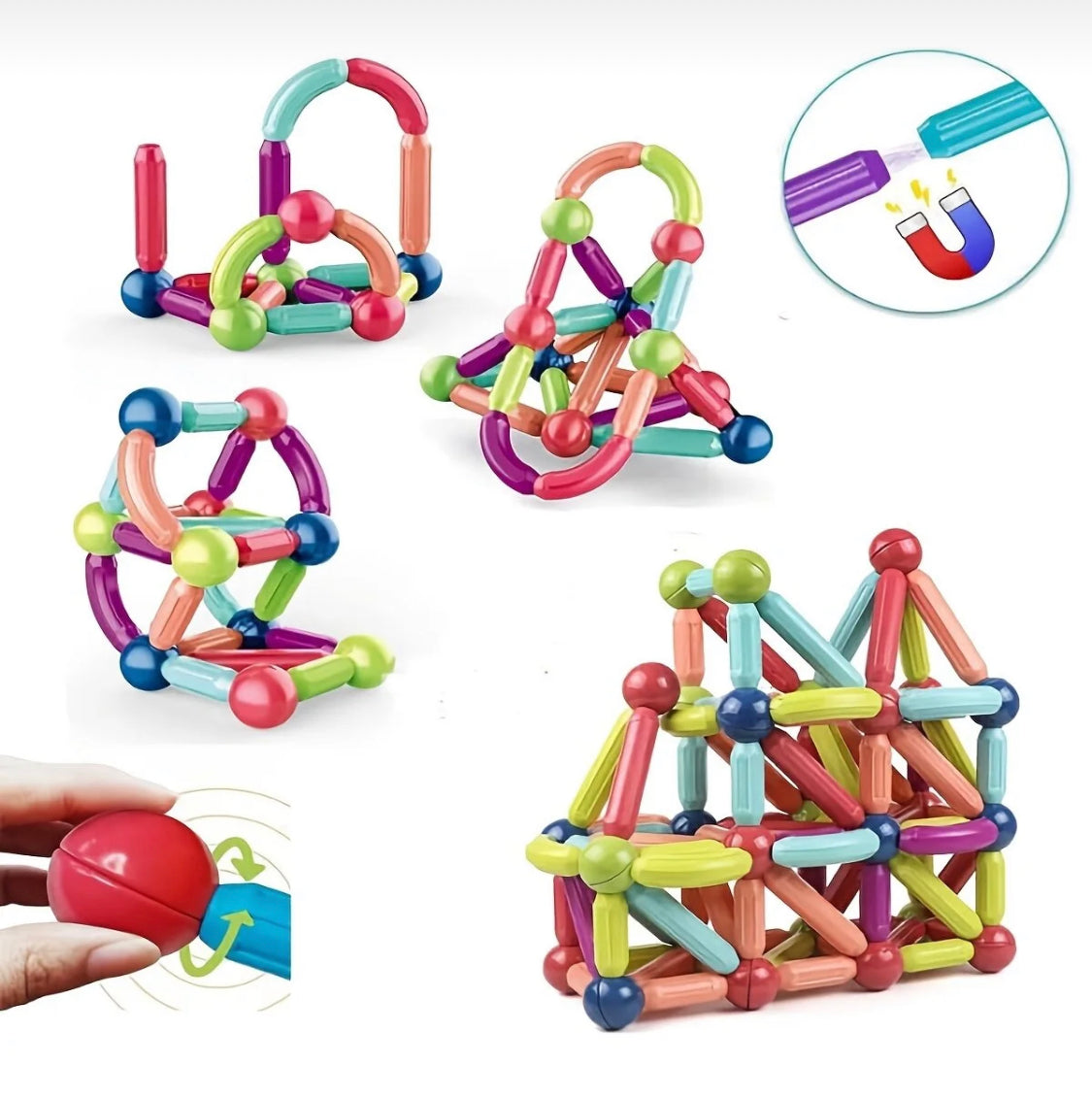 Magnetic Sticks Construction 42-Piece Set product image 4
