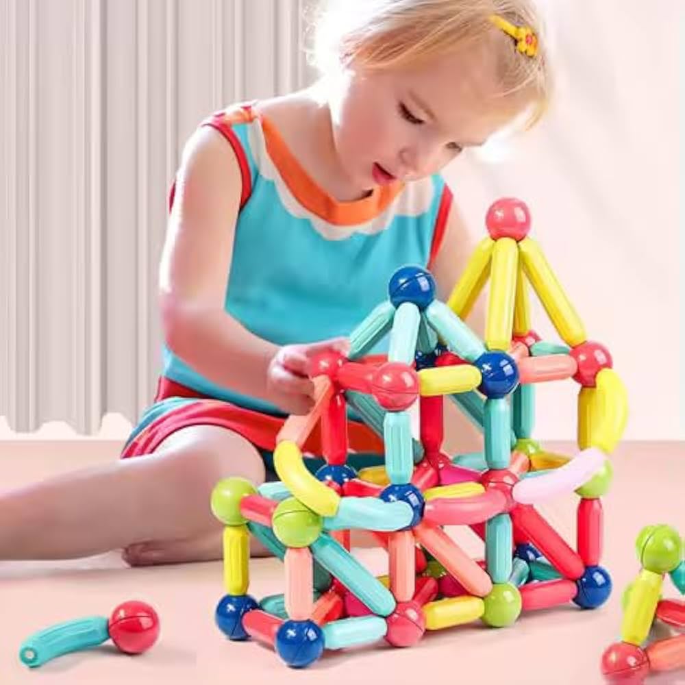 Magnetic Sticks Construction 64-Piece Set product image 8
