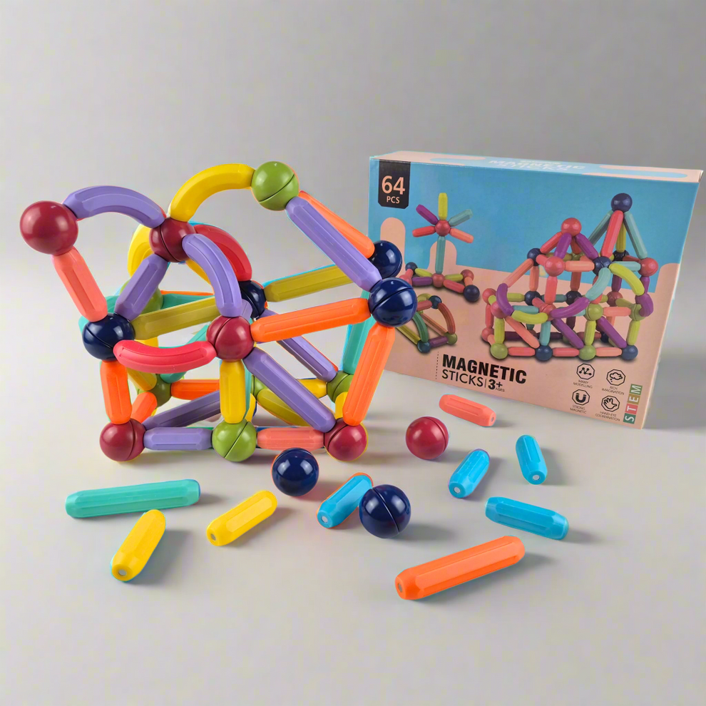 Magnetic Sticks Construction 64-Piece Set product image 4