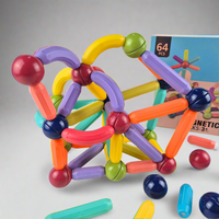 Magnetic Sticks Construction 64-Piece Set product image 5
