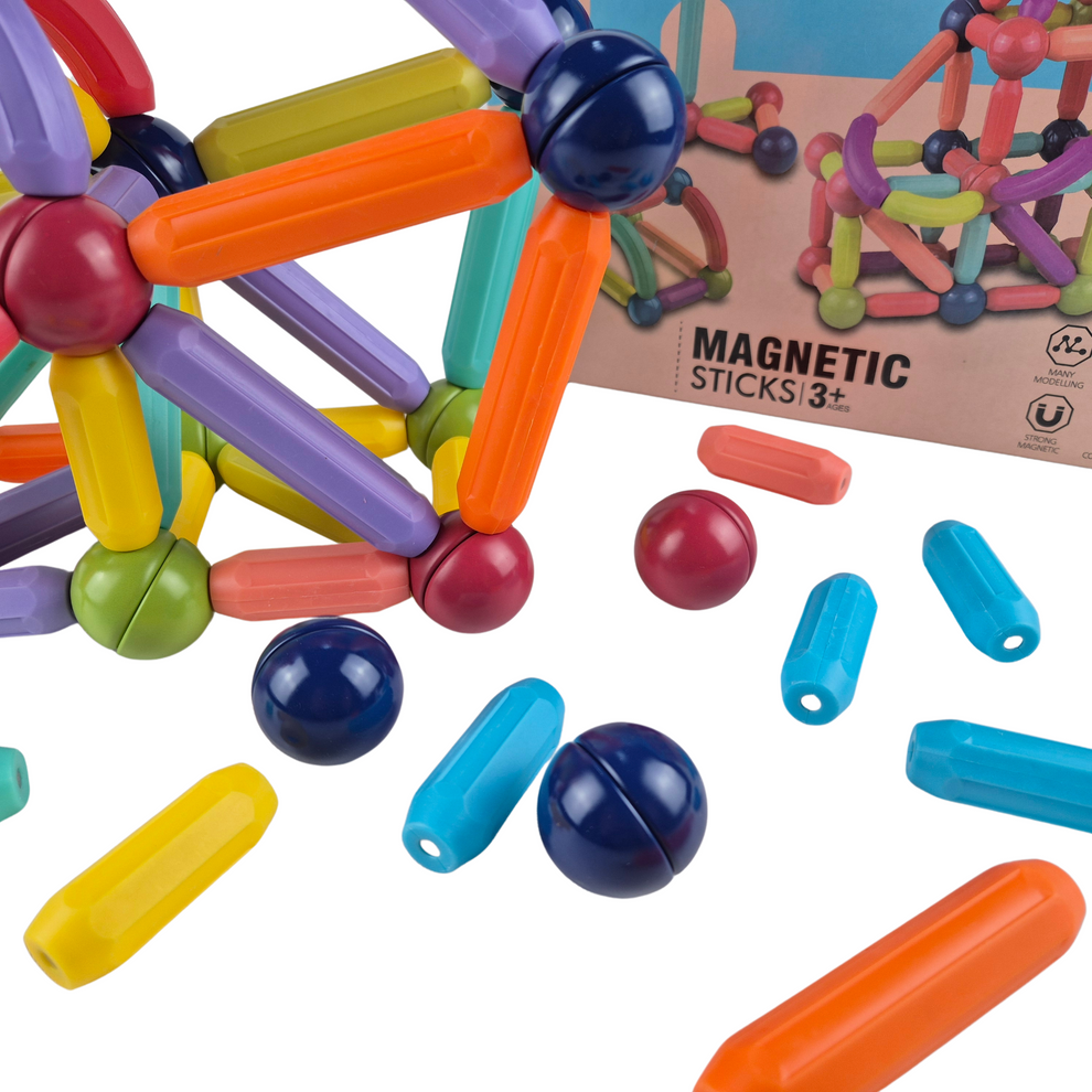 Magnetic Sticks Construction 64-Piece Set product image 6