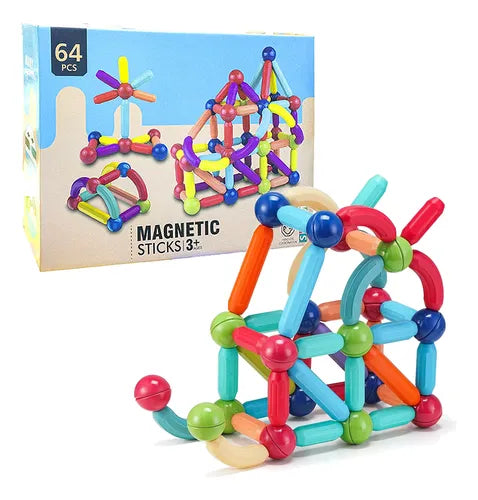 Magnetic Sticks Construction 64-Piece Set product image 1