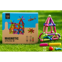 Magnetic Sticks Construction Set 100-Piece product image 1