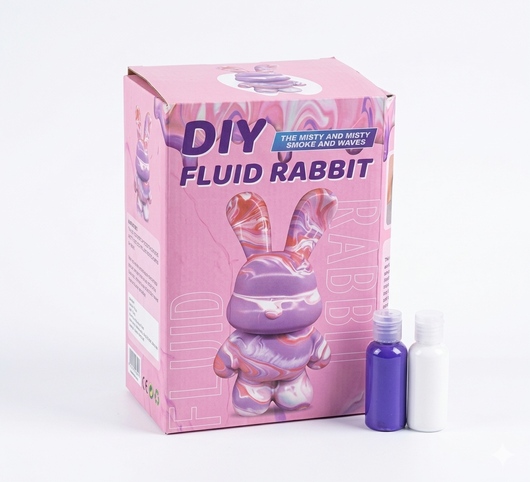 DIY Fluid Rabbit Art Kit product image 1