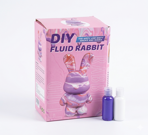 DIY Fluid Rabbit Art Kit product image 1