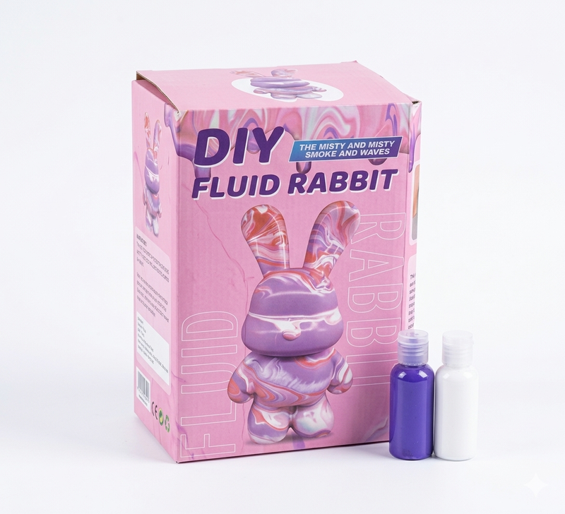 DIY Fluid Rabbit Art Kit product image 1