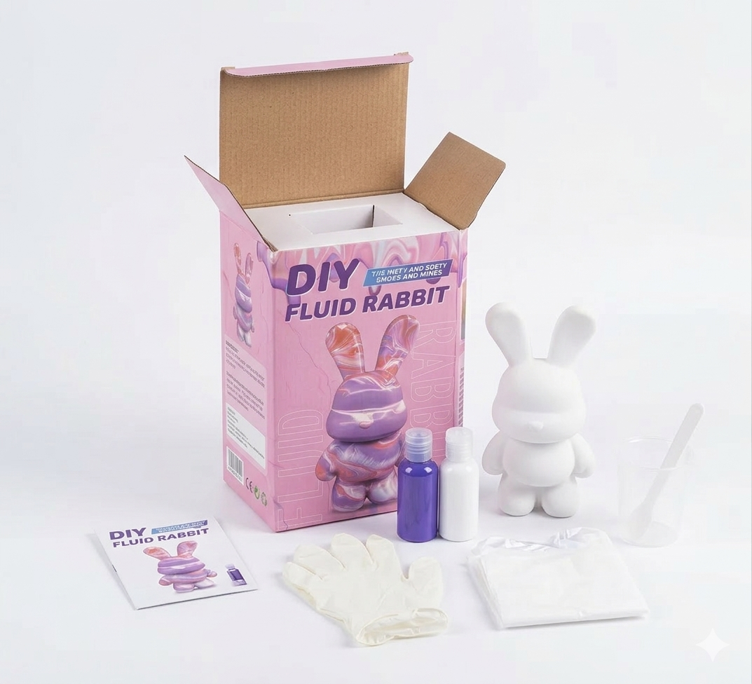 DIY Fluid Rabbit Art Kit product image 3