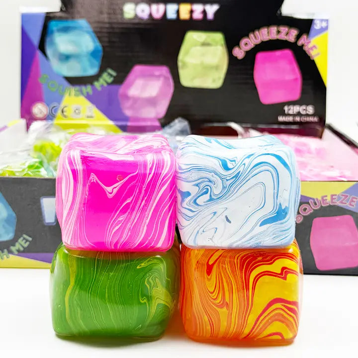Squishy Nice Cube – Marbled Edition