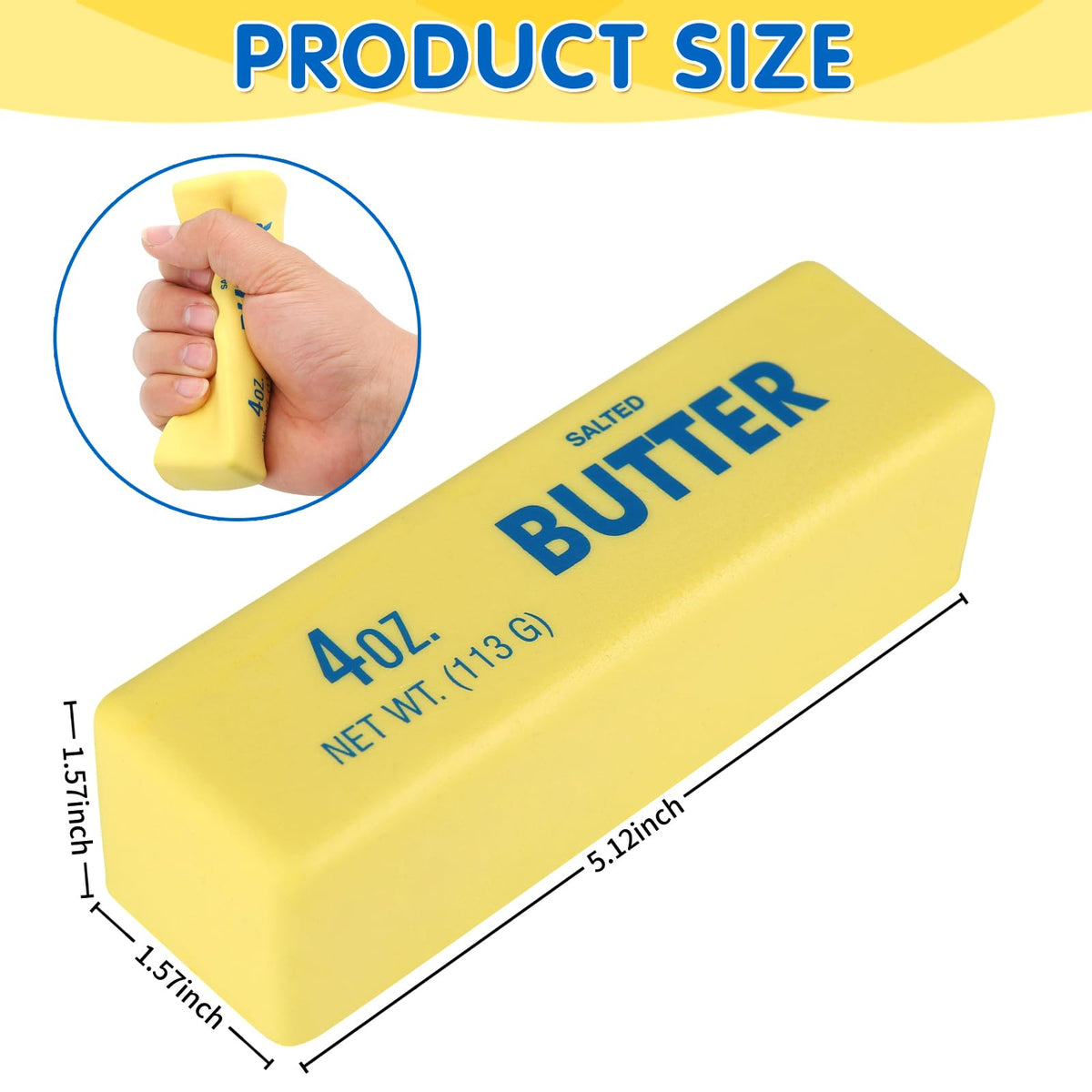 Butter Stick Slow-Rising Squishy Toy