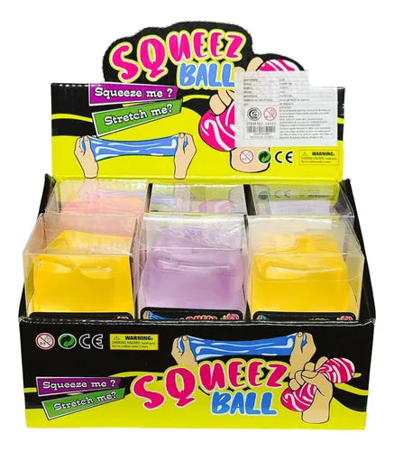 Squeeze Ball Crystal Cube pack of 1