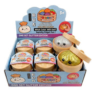 Dumpling Squishy Bun Glitter Edition pack one 1