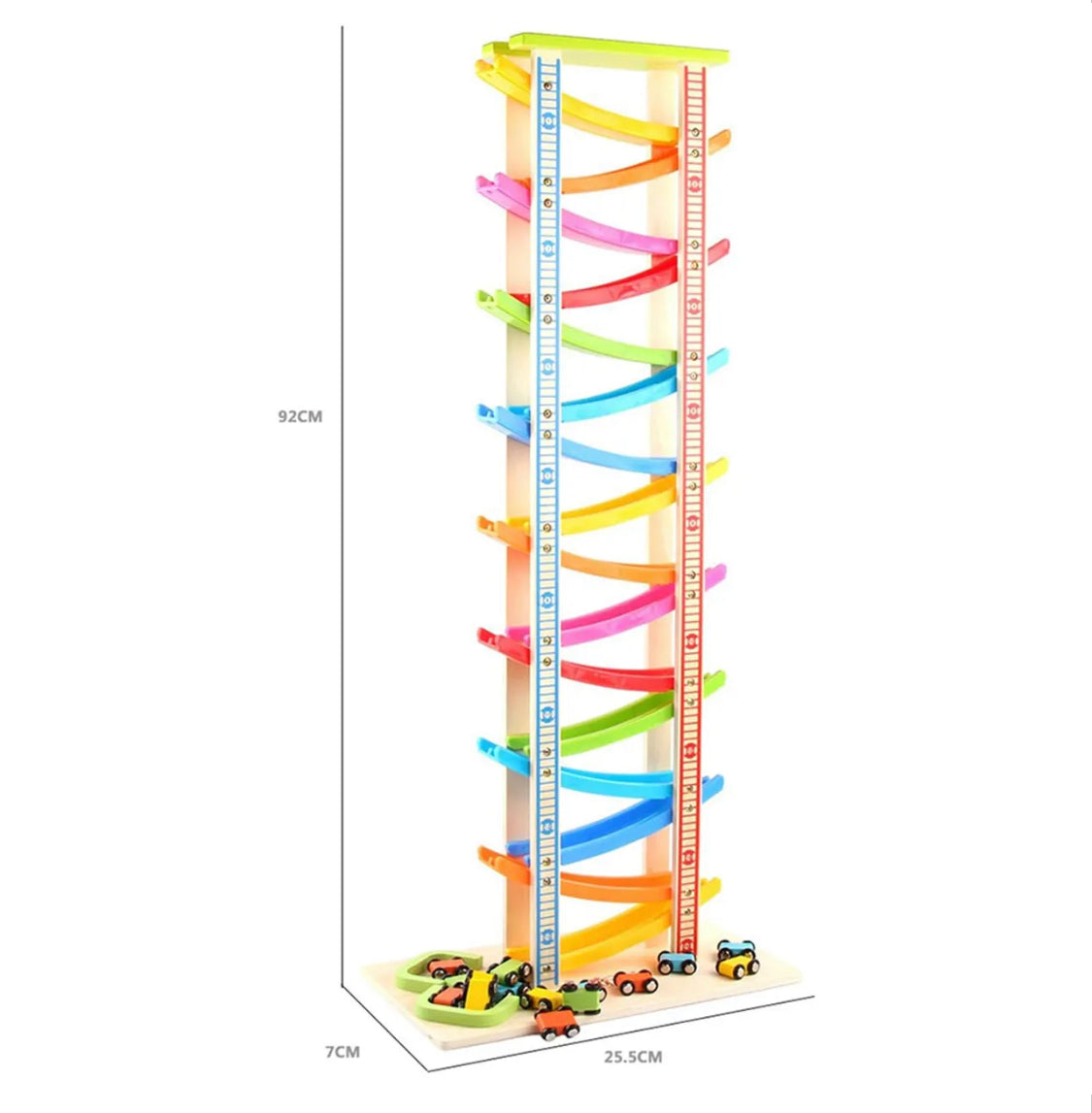 Wooden Ladder Gliding Car Track Set 1:24 product image 2
