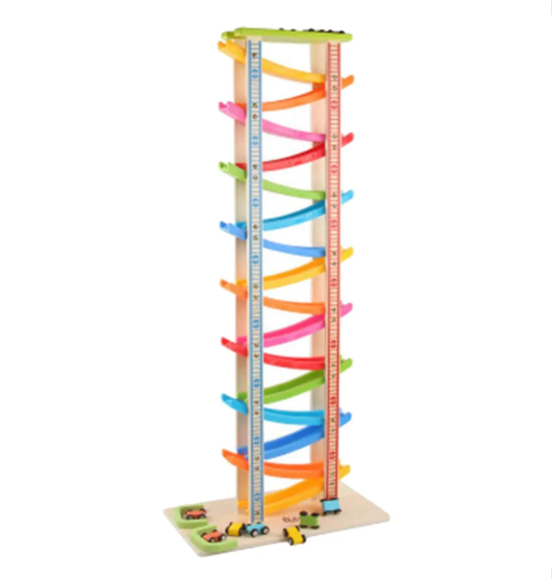 Wooden Ladder Gliding Car Track Set 1:24 product image 1