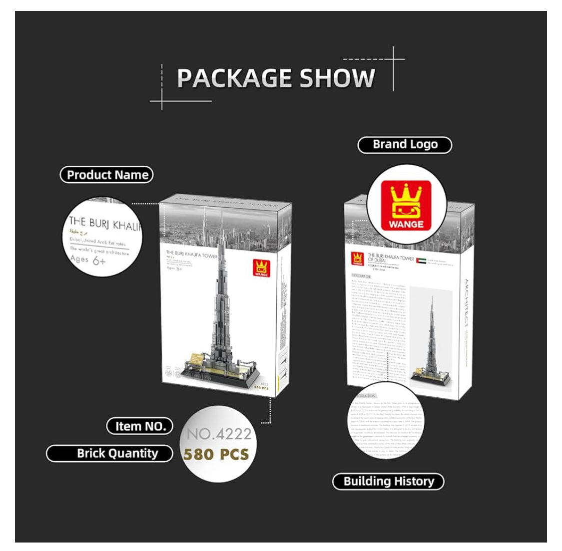 Burj Khalifa Building Block Set product image 6