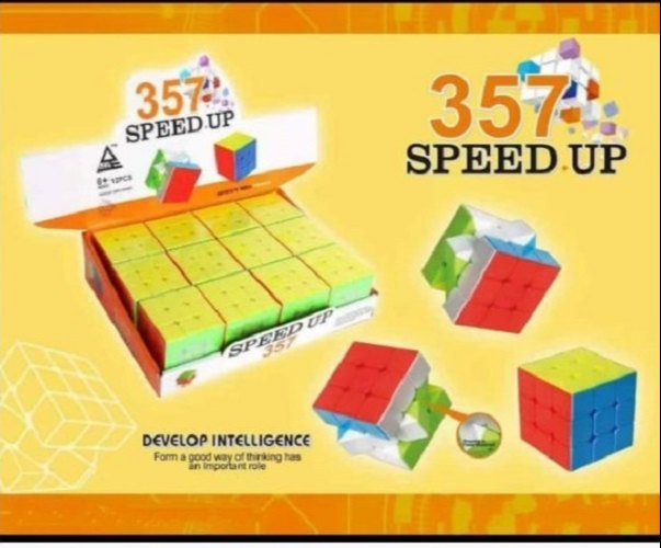 Speed Up 357 Stickerless 3 \times 3 \times 3 Magic Speed Cube