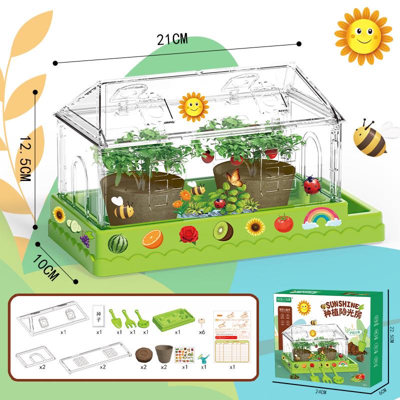 Sunshine Gardener Miniature Greenhouse Playset